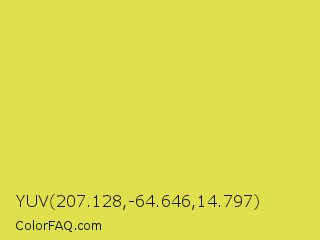 YUV 207.128,-64.646,14.797 Color Image