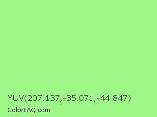 YUV 207.137,-35.071,-44.847 Color Image