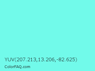 YUV 207.213,13.206,-82.625 Color Image
