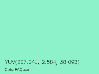 YUV 207.241,-2.584,-58.093 Color Image