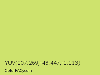 YUV 207.269,-48.447,-1.113 Color Image