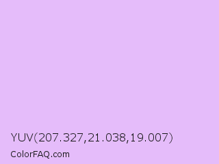YUV 207.327,21.038,19.007 Color Image