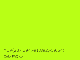 YUV 207.394,-91.892,-19.64 Color Image