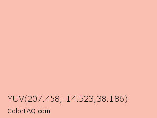 YUV 207.458,-14.523,38.186 Color Image