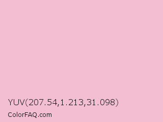 YUV 207.54,1.213,31.098 Color Image