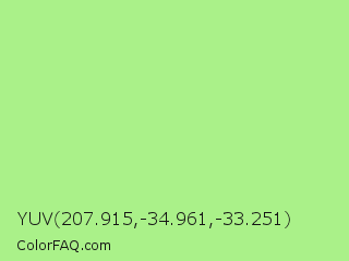 YUV 207.915,-34.961,-33.251 Color Image