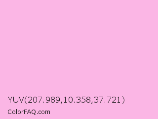 YUV 207.989,10.358,37.721 Color Image