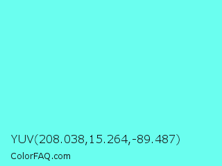 YUV 208.038,15.264,-89.487 Color Image