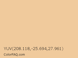 YUV 208.118,-25.694,27.961 Color Image