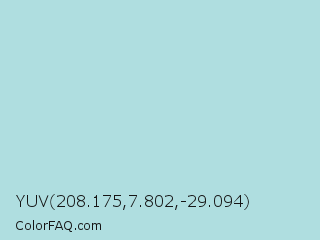 YUV 208.175,7.802,-29.094 Color Image