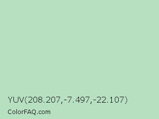 YUV 208.207,-7.497,-22.107 Color Image