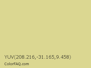 YUV 208.216,-31.165,9.458 Color Image