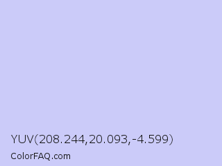 YUV 208.244,20.093,-4.599 Color Image