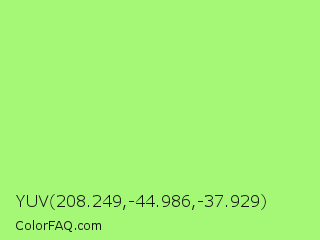 YUV 208.249,-44.986,-37.929 Color Image