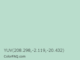 YUV 208.298,-2.119,-20.432 Color Image