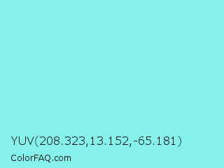 YUV 208.323,13.152,-65.181 Color Image