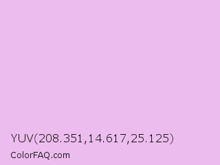 YUV 208.351,14.617,25.125 Color Image