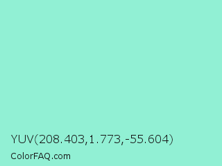 YUV 208.403,1.773,-55.604 Color Image
