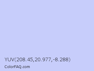 YUV 208.45,20.977,-8.288 Color Image