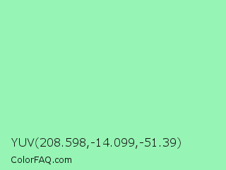 YUV 208.598,-14.099,-51.39 Color Image