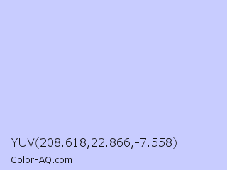 YUV 208.618,22.866,-7.558 Color Image