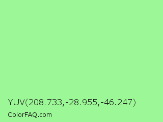 YUV 208.733,-28.955,-46.247 Color Image