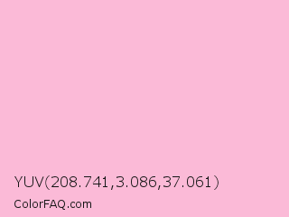 YUV 208.741,3.086,37.061 Color Image