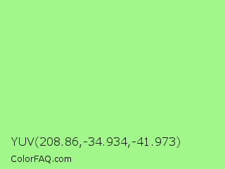 YUV 208.86,-34.934,-41.973 Color Image