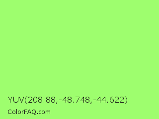 YUV 208.88,-48.748,-44.622 Color Image