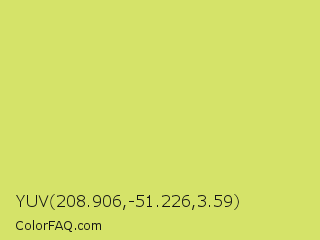 YUV 208.906,-51.226,3.59 Color Image