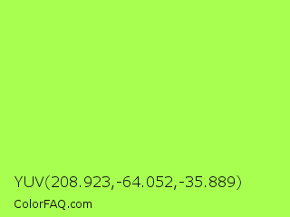 YUV 208.923,-64.052,-35.889 Color Image
