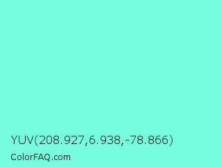 YUV 208.927,6.938,-78.866 Color Image