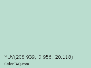 YUV 208.939,-0.956,-20.118 Color Image