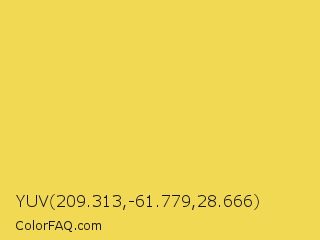 YUV 209.313,-61.779,28.666 Color Image