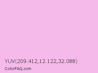 YUV 209.412,12.122,32.088 Color Image