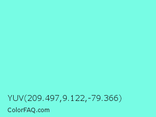YUV 209.497,9.122,-79.366 Color Image