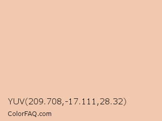 YUV 209.708,-17.111,28.32 Color Image