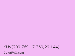 YUV 209.769,17.369,29.144 Color Image