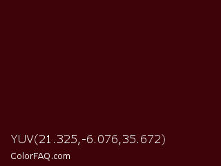 YUV 21.325,-6.076,35.672 Color Image