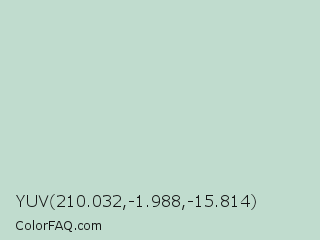 YUV 210.032,-1.988,-15.814 Color Image