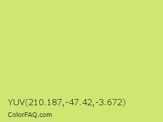 YUV 210.187,-47.42,-3.672 Color Image