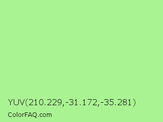 YUV 210.229,-31.172,-35.281 Color Image