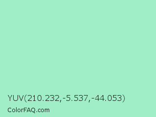 YUV 210.232,-5.537,-44.053 Color Image