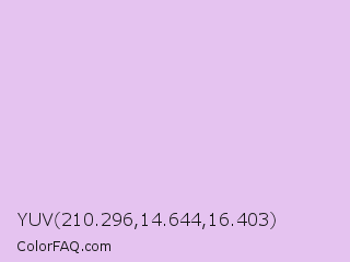 YUV 210.296,14.644,16.403 Color Image