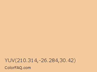 YUV 210.314,-26.284,30.42 Color Image