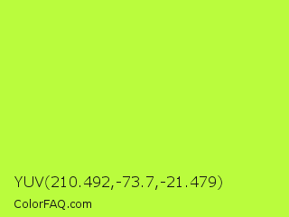 YUV 210.492,-73.7,-21.479 Color Image