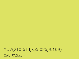 YUV 210.614,-55.026,9.109 Color Image