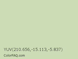 YUV 210.656,-15.113,-5.837 Color Image