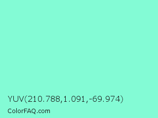 YUV 210.788,1.091,-69.974 Color Image