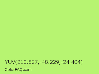 YUV 210.827,-48.229,-24.404 Color Image